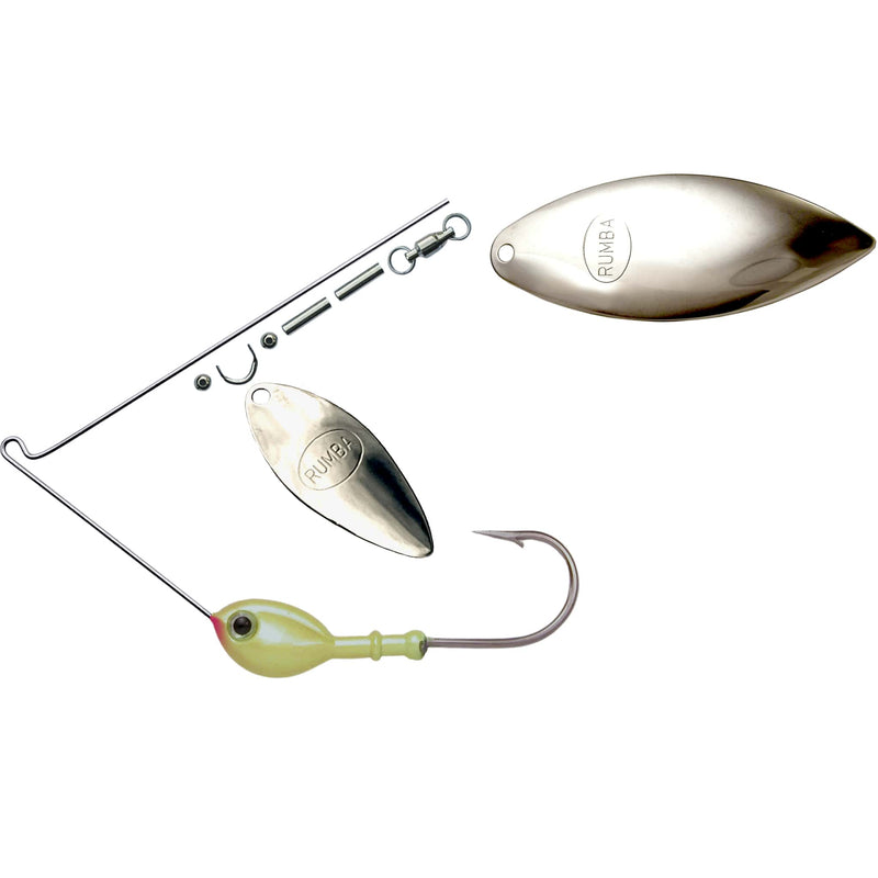Rumba Doll The Original Double Willow Leaf Custom Spinnerbait Unassembled