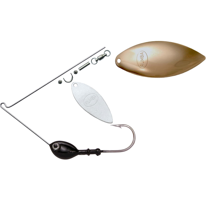 Rumba Doll The Original Double Willow Leaf Custom Spinnerbait Unassembled