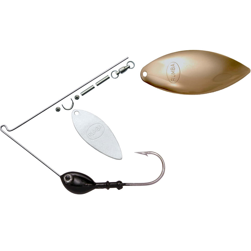 Rumba Doll The Original Double Willow Leaf Custom Spinnerbait Unassembled