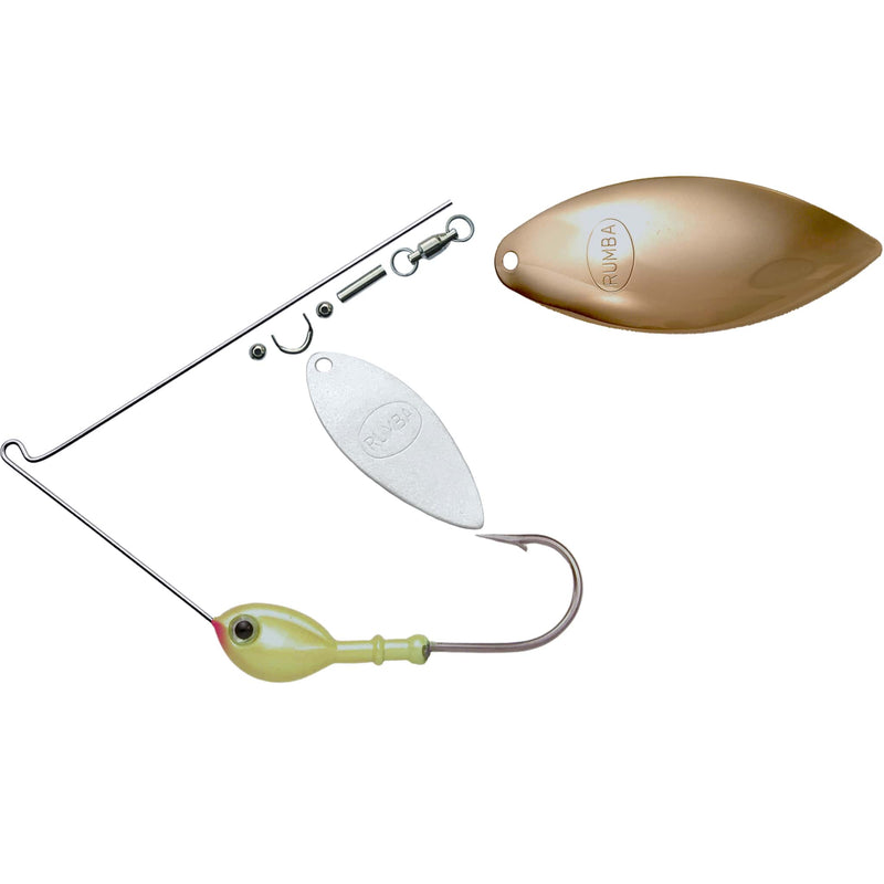 Rumba Doll The Original Double Willow Leaf Custom Spinnerbait Unassembled