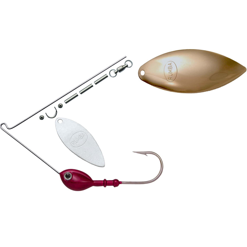 Rumba Doll The Original Double Willow Leaf Custom Spinnerbait Unassembled
