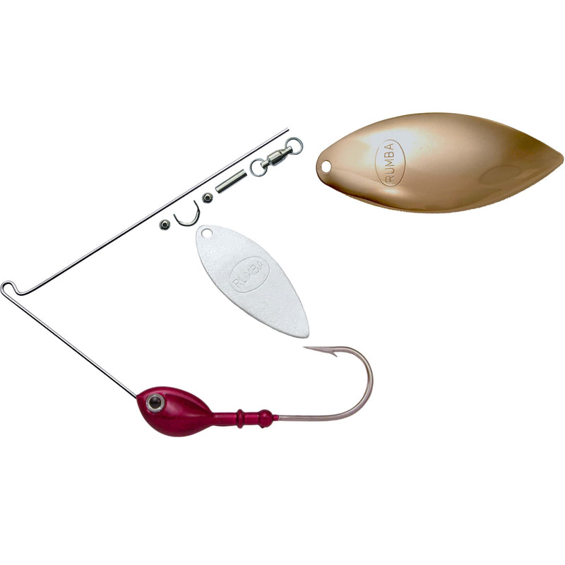 Rumba Doll The Original Double Willow Leaf Custom Spinnerbait Unassembled