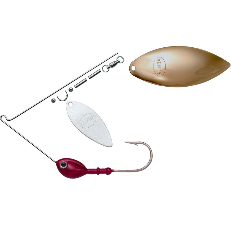 Rumba Doll The Original Double Willow Leaf Custom Spinnerbait Unassembled