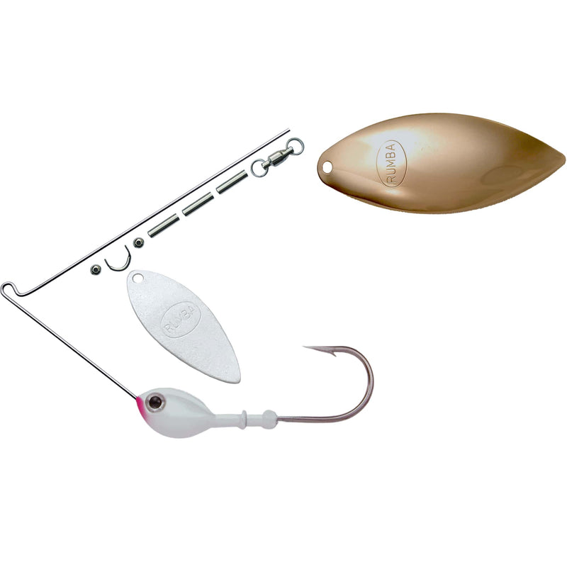 Rumba Doll The Original Double Willow Leaf Custom Spinnerbait Unassemb — RumbaDoll