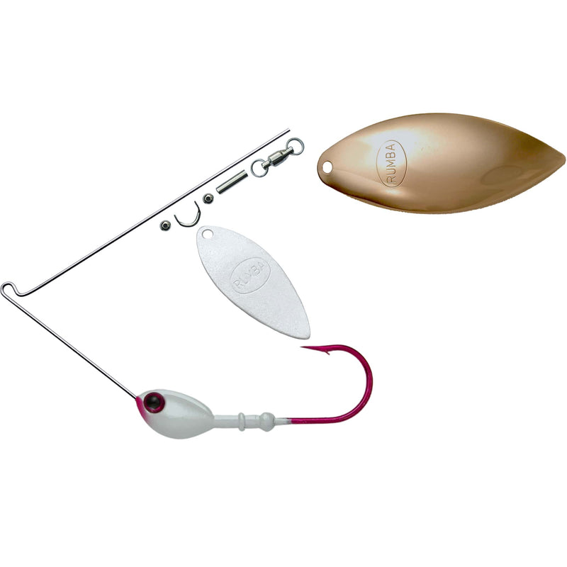 Rumba Doll The Original Double Willow Leaf Custom Spinnerbait Unassembled