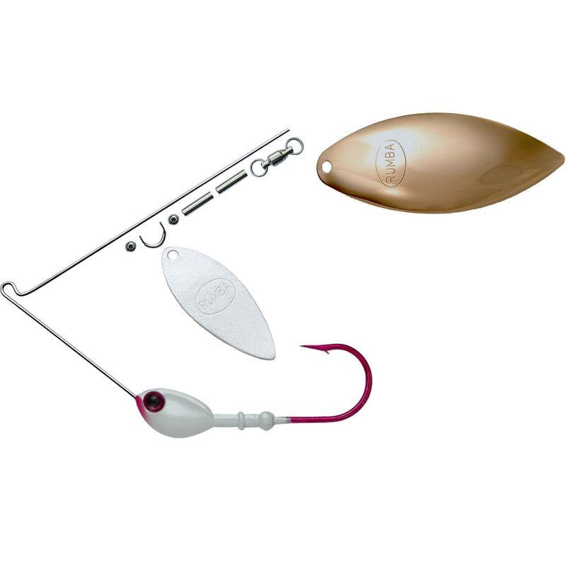 Rumba Doll The Original Double Willow Leaf Custom Spinnerbait Unassembled