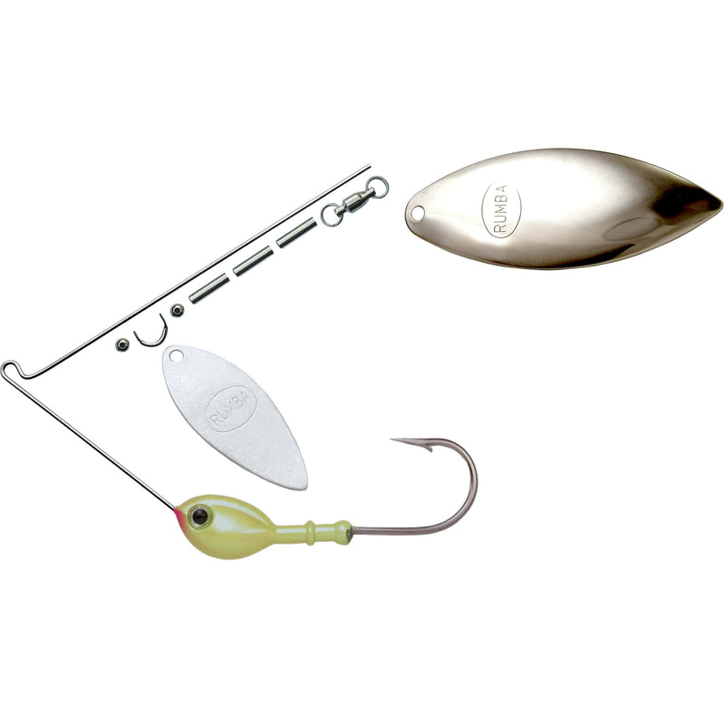 Rumba Doll The Original Double Willow Leaf Custom Spinnerbait Unassembled